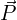 \vec{P}